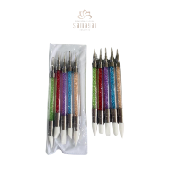 PUNZON SILICONA CON PUNZONES X 5