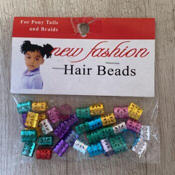 ACCESORIOS COLORES PARA TRENZAS x 12