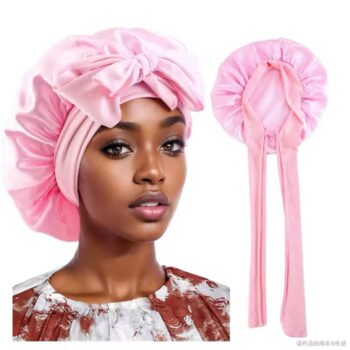 GORRO SATIN CON MOÑO