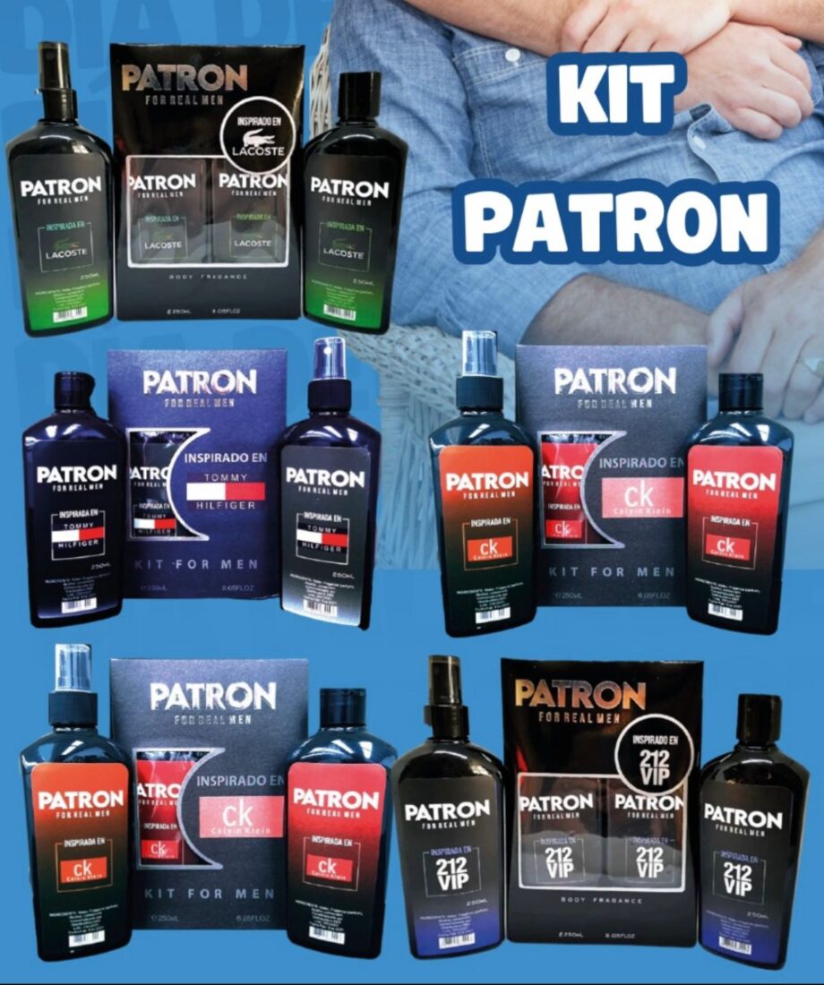 KIT HOMBRE PATRON   CREMA Y SPLASH