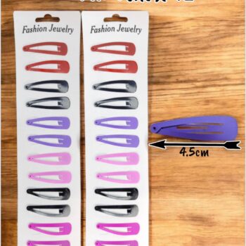 GANCHO TIK TAK COLORES X 12