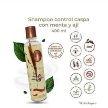 SHAMPOO RITUAL CONTROL CASPA CON MENTA Y AJI