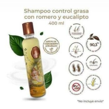 SHAMPOO RITUAL CONTROL GRASA CON ROMERO Y EUCALIPTO