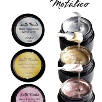 PAINTING GEL SULLI METALIZADO PLATEADO