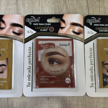 TINTE PARA CEJAS COLOR 1 solo NEGRO