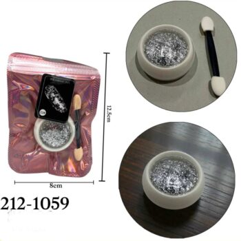 DECO UÑAS FLAKES PLATEADO 212-1059