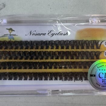 PESTAÑA NESURA 50P CURVATURA C y D TALLA 12 4 LINEAS