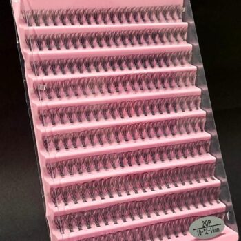 PESTAÑA 20P MIXTA CARTON ROSADO