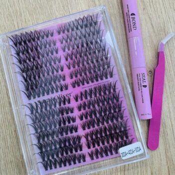 PESTAÑA 30D - 40D - 50D CON PINZA Y SELLANTE