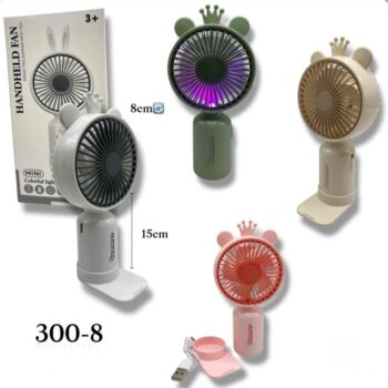 VENTILADOR CON LUZ 300-8