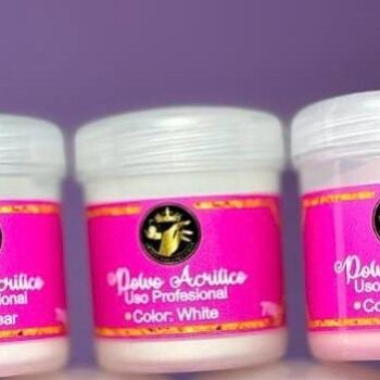 POLVO ACRILICO X 70 gramos WHITE-PINK-CLEAR