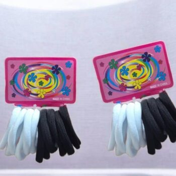 COLERO NEGRO y BLANCO x 12
