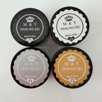 PAINTING  M&Y negro,blanco,dorado y plateado
