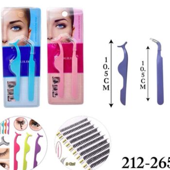 PINZA X 2 PARA PESTAÑAS ENTERAS 212-265