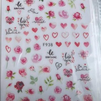 STICKER FLORES  F938