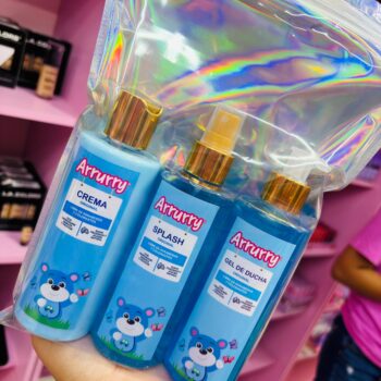 KIT ARRURRU X 3 SPLASH,CREMA Y GEL DE DUCHA