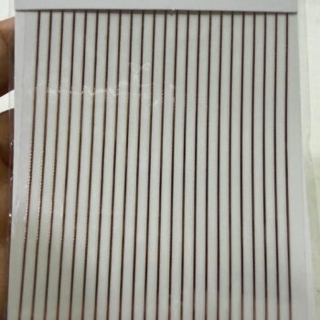 STICKER LINEAS ORO ROSA