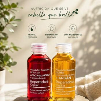 AMPOLLETAS MENTA HAIR argan y acido hialuronico C/U