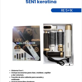 CEPILLO SECADOR KERATINA 5 EN 1