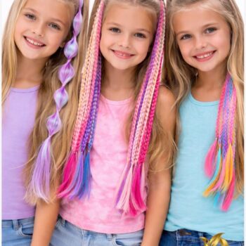 EXTENSIONES EN TRENZA PARA NIÑA 3628-7 c/u