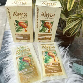 SACHET SHAMPOO Y ACONDICIONADOR ALMA ARGAN C/U