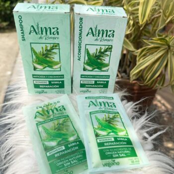 SACHET SHAMPOO Y ACONDICIONADOR ALMA SABILA C/U