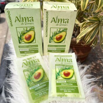 SACHET SHAMPOO Y ACONDICIONADOR ALMA AGUACATE C/U