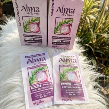 SACHET SHAMPOO Y ACONDICIONADOR ALMA CEBOLLA C/U