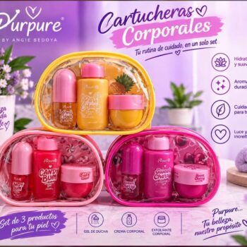 KIT CARTUCHERAS X 3 PURPURE